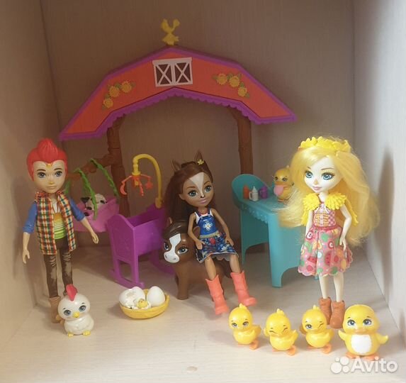 Enchantimals ферма,утка,петух