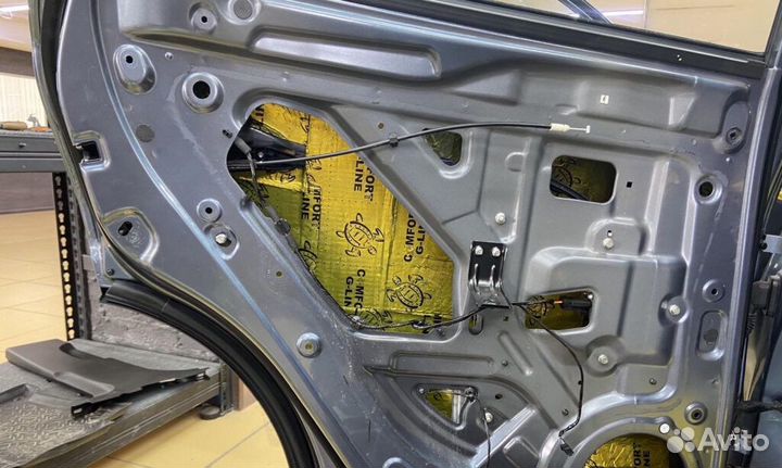 Комплект шумоизоляции на двери Premium