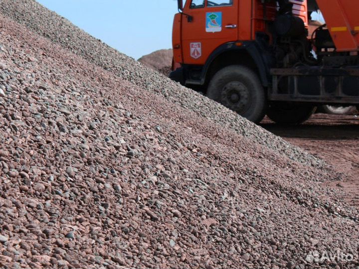 Щебень \ Песок \ Отсев гравийный крупный от трех к