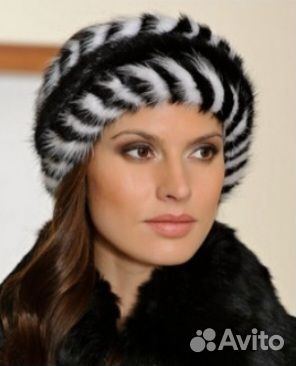 Повязка на голову норковая