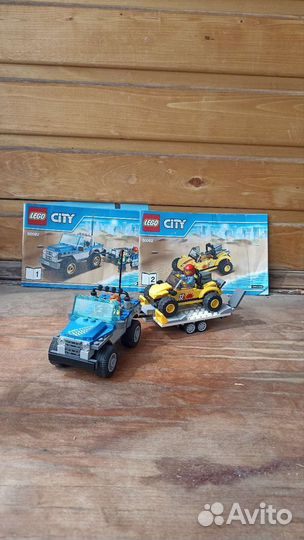 Lego City перевозчик песчаного багги (lego 60082)
