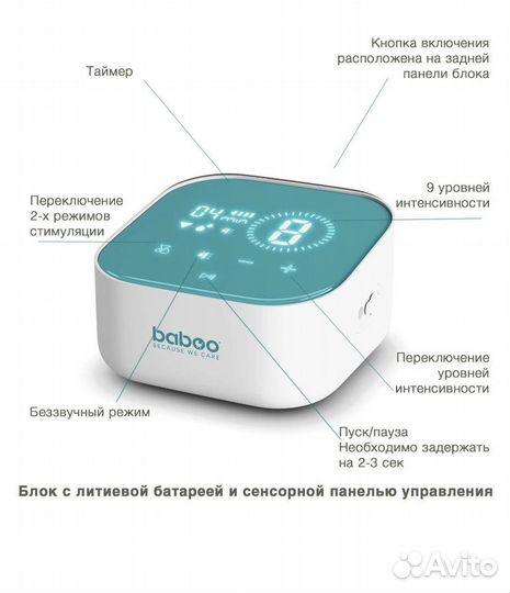 Молокоотсос baboo электронный