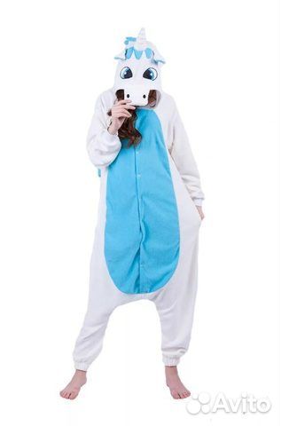 Пижама кигуруми Единорог с крыльями новая