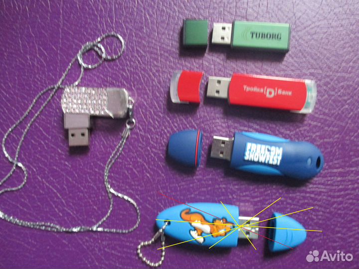 Флэшки в ассортименте Новые
