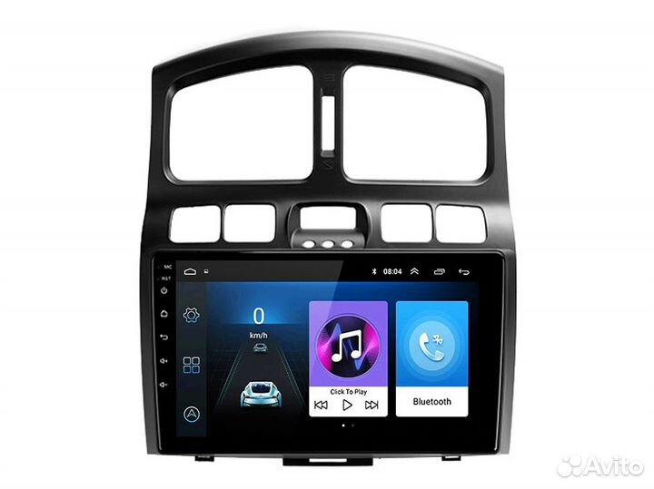 Магнитола Hyundai Santa Fe 1 Classic Android
