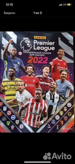 Журналы panini (панини) Premier League