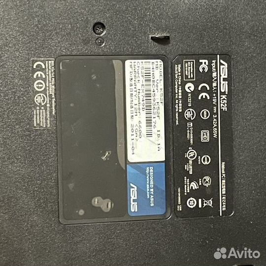 Ноутбук asus k52f