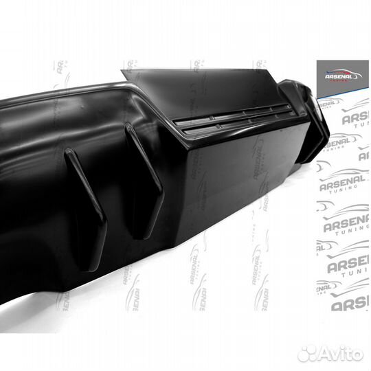 Диффузор в стиле EVO на задний бампер Lancer X