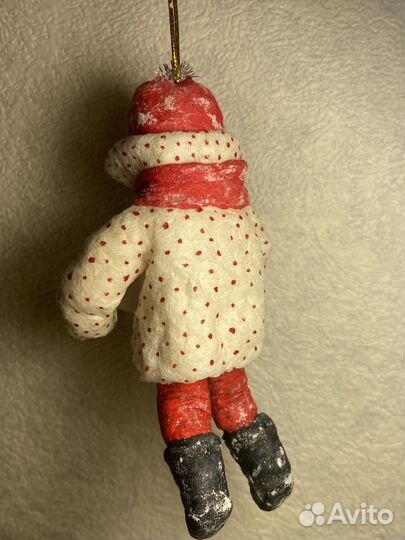 Ватные елочные игрушки