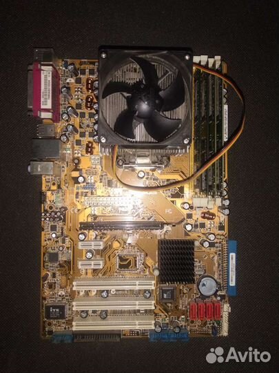 Матплата Asus m2n с проц AMD dual core5600+ddr2