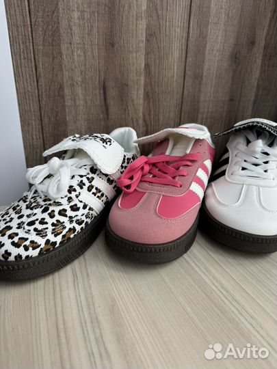 Кеды кроссовки Adidas розовые леопардовые