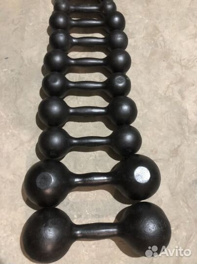 Гантели 1; 2; 3; 4; 5; 6; 8; 10; 12 кг