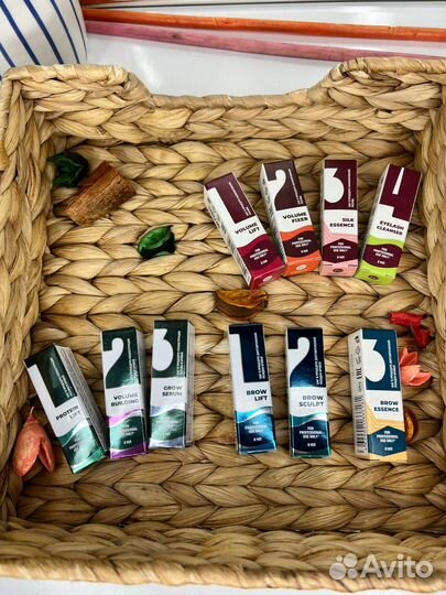 Секси, Бронсан Составы для лами ресниц и бровей