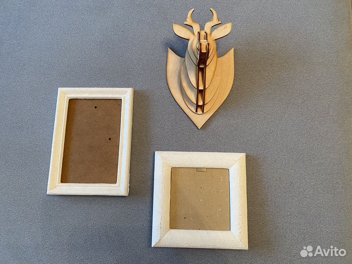 Рамки для фото и декоративеый олень
