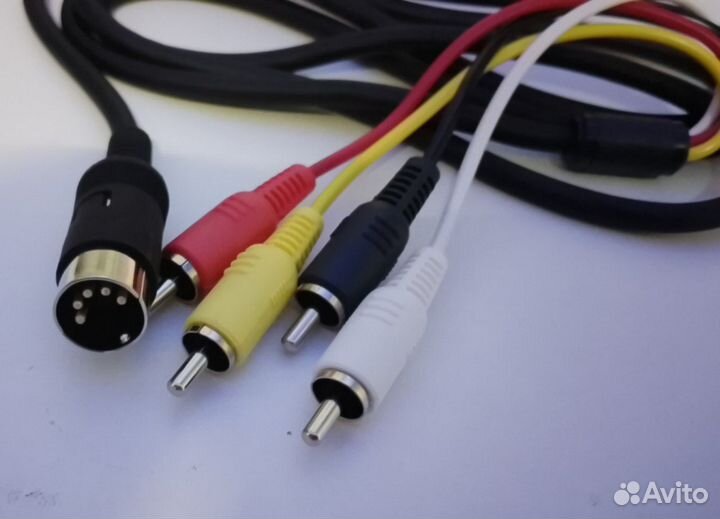 Кабель штекер DIN 5 PIN - 4 штекера RCA