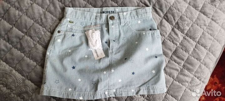Джинсовая юбка Lacoste