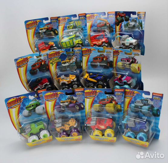 Новые оригинал Вспыш и чудо-машинки