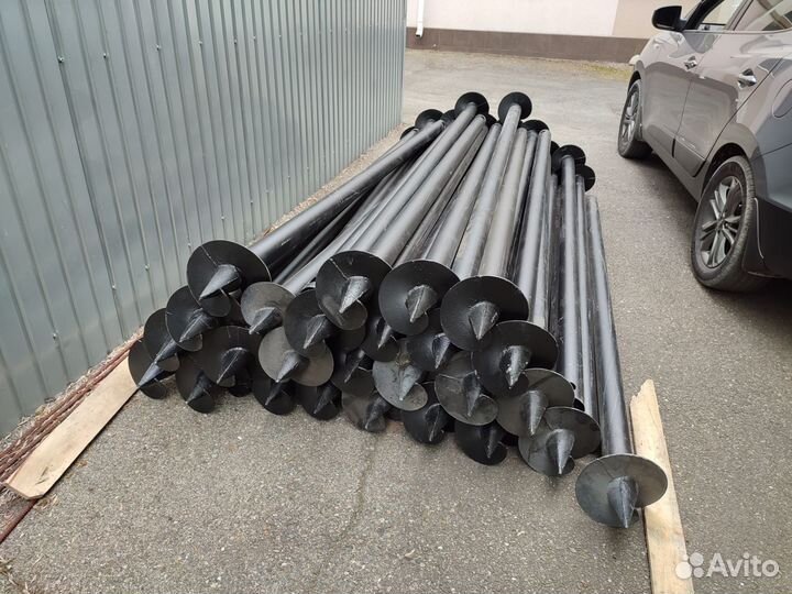 Винтовые сваи под ключ установка