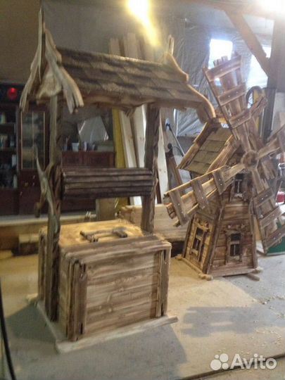 Колодец декоративный