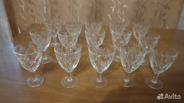 Хрустальные рюмки СССР