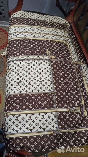 Платок louis vuitton 100cm твилловый шелк