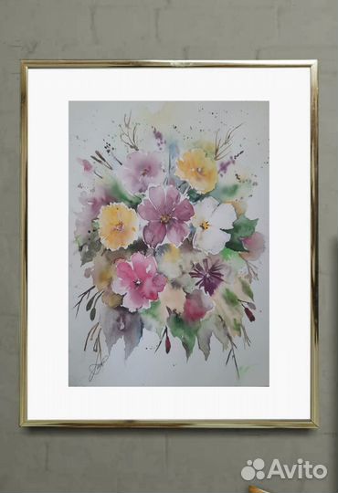Картины акварелью,А4, авторские работы