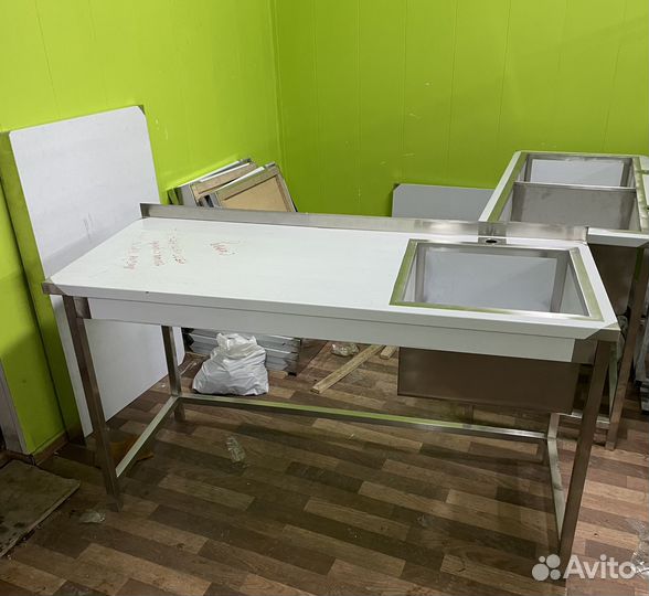 Ванна моечная из нержавейки