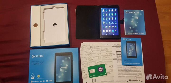 Планшет Oysters T72HM 8GB 3G GPS