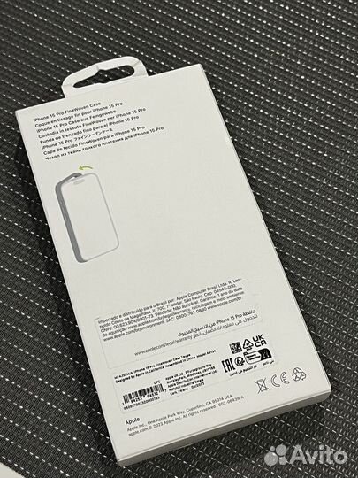 Чехол FineWoven для iPhone 15 Pro, оригинальный