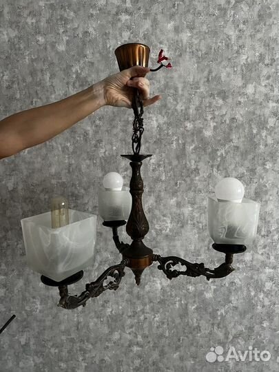 Люстра потолочная бу