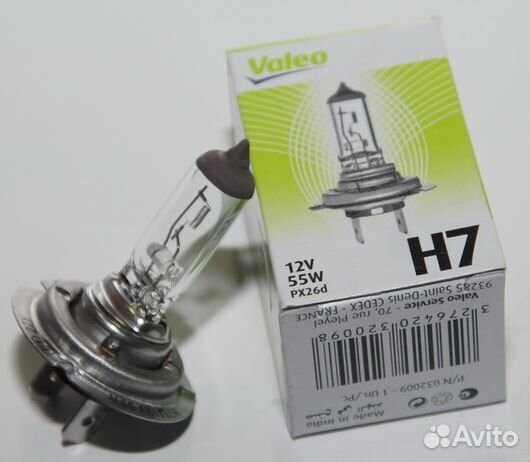 Лампа Н7 12х55 рx26d