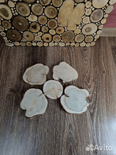 Набор спилов можжевельника для декора и творчества