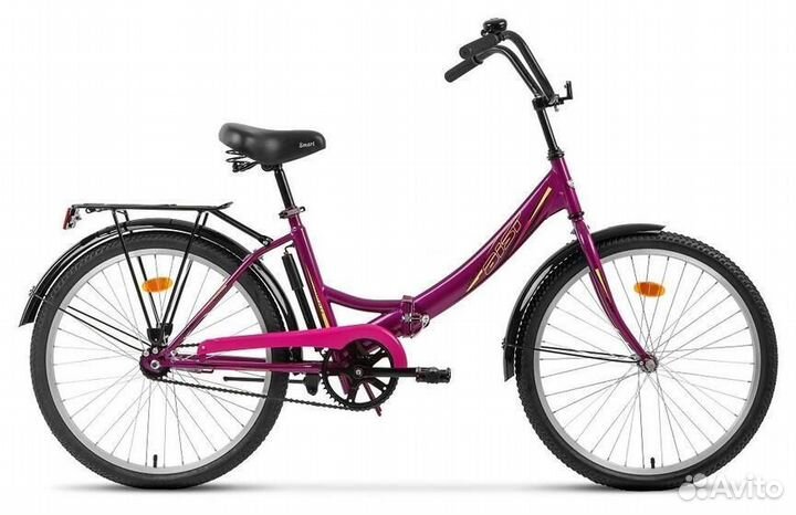 Велосипед складной Aist smart 24 1.0 Фиолетовый