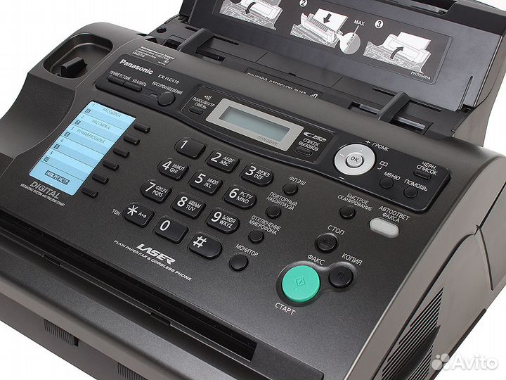 Факс Panasonic с трубкой