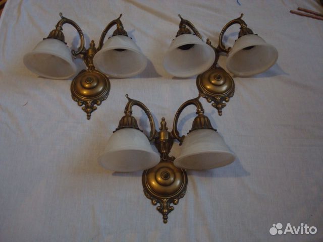 Люстра потолочная бронза бу(под восстанов,зап)