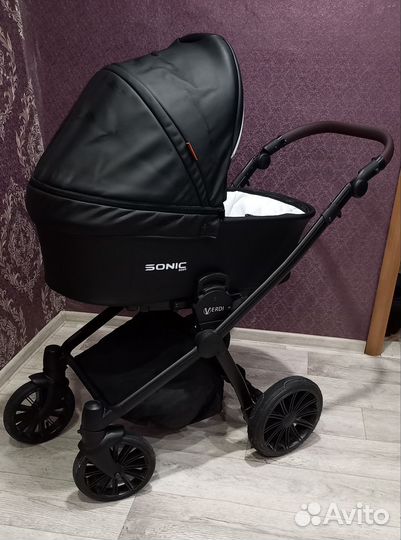 Коляска 3 в 1 для новорожденных Verdi Sonic Soft