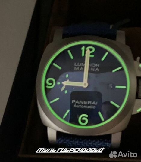 Мужские часы panerai luminor marina