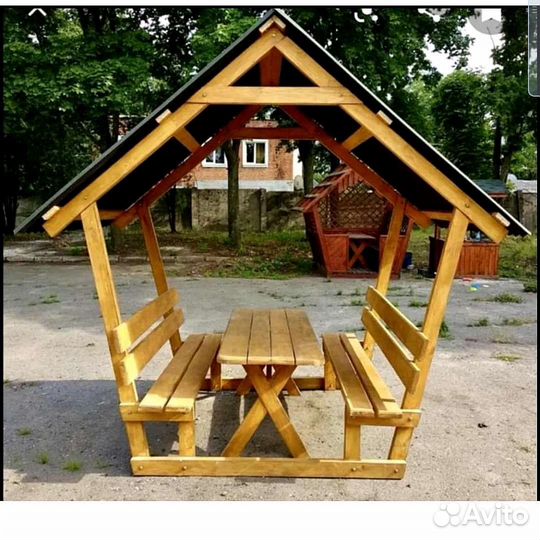 Беседка садовая из дерева