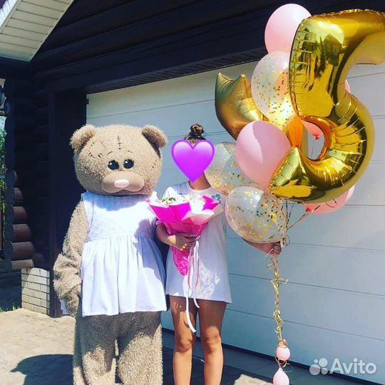 Аренда ростовой куклы Мишка Тедди