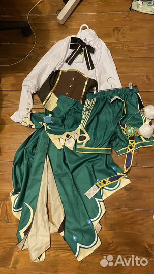 Косплей венти геншин импакт impact доки доки