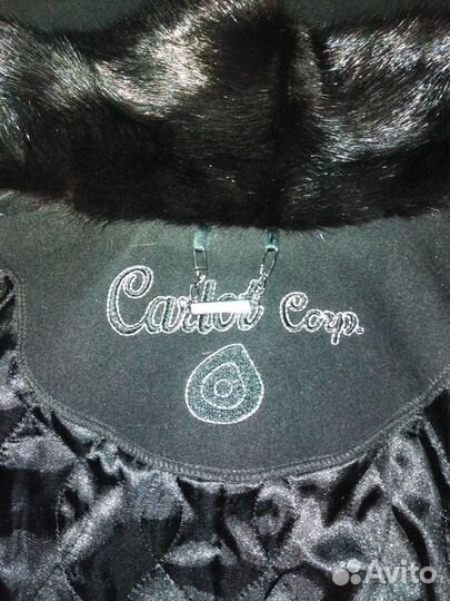 Пальто кашемир с норкой 46-48