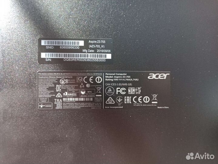 Моноблок Acer Aspire Z3-705