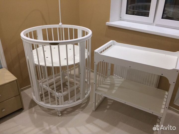 Детская кроватка premium baby 9 В 1 (бук)