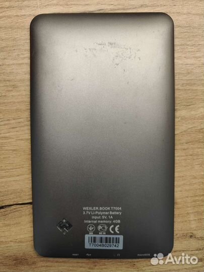 Электронная книга Wexler T004 4Gb