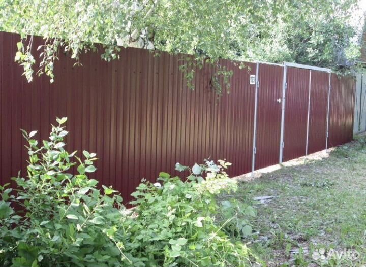 Забор из профнастила