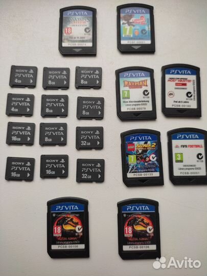 PS Vita Карта Памяти и Игры