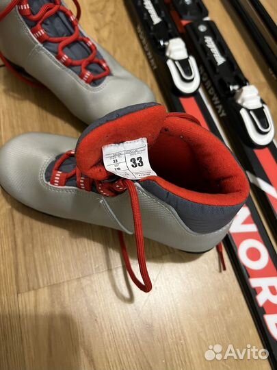 Беговые лыжи детские 130 nordway Спортмастер