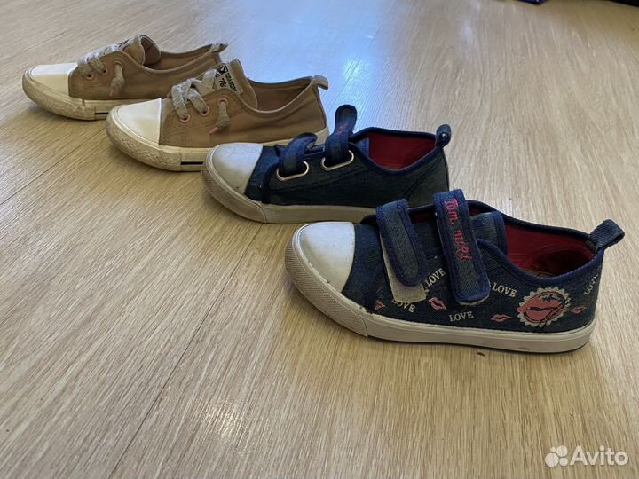 Кеды для девочки 28 29