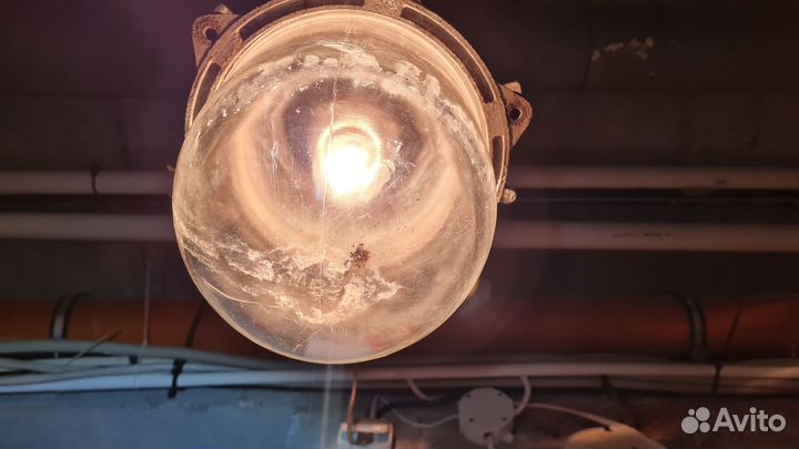 Светильник военный лофт. Привезу бесплатно