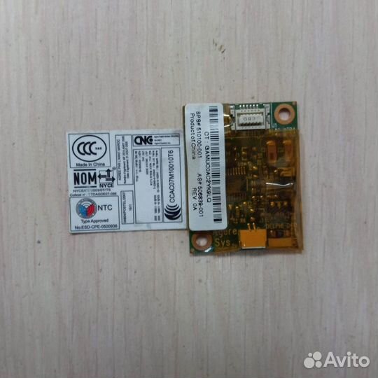 Модем Delphi D40 510100-001 HP Compaq 610 615